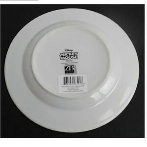 New NWT RARE Disney Mickey Mouse Gold Icon Collectors Salad Plate